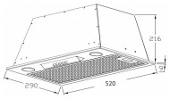 Встраиваемая вытяжка Korting KHI 6530 X Встраиваемая вытяжка Korting KHI 6530 X