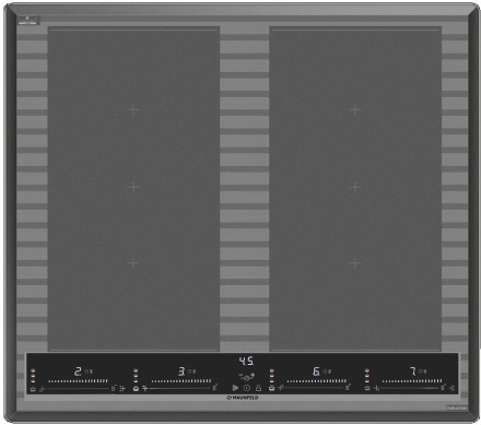 Встраиваемая индукционная варочная панель Maunfeld CVI594SF2MDGR Lux