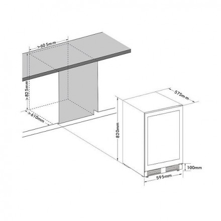 Винный шкаф CELLAR PRIVATE CP051-1T Винный шкаф CELLAR PRIVATE CP051-1T