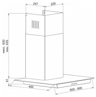 Каминная вытяжка Korting KHC 6634 GX