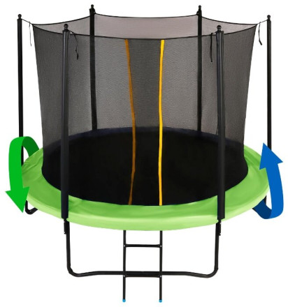 Каркасный батут SWOLLEN Classic Double 10 FT 305х305х253 см Каркасный батут SWOLLEN Classic Double 10 FT 305х305х253 см