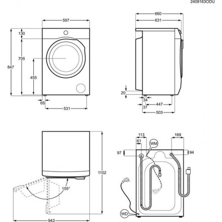 Стиральная машина с сушкой Electrolux EW8W7607QE Стиральная машина с сушкой Electrolux EW8W7607QE