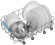 Посудомоечная машина Meferi MDW4562WH FS LIGHT