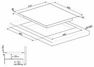 Электрическая варочная панель smeg SE363ETB Электрическая варочная панель smeg SE363ETB