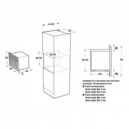 Встраиваемая микроволновая печь СВЧ Gorenje BM251M2BG Встраиваемая микроволновая печь СВЧ Gorenje BM251M2BG