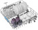 Посудомоечная машина Meferi MDW6062WH FS LIGHT