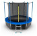 Каркасный батут EVO Jump 6FT Internal с нижней сетью 183х183х210 см