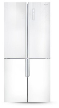 Холодильник Ginzzu NFK-510 White glass Холодильник Ginzzu NFK-510 White glass