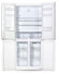 Холодильник Ginzzu NFK-510 White glass