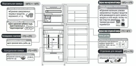 Холодильник Hitachi R-VX 472 PU9 BSL