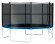 Каркасный батут Hegen External 12ft 366х366х250 см Каркасный батут Hegen External 12ft 366х366х250 см