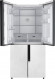 Холодильник WEISSGAUFF WCD 450 White Rock Glass NoFrost Inverter