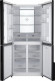 Холодильник WEISSGAUFF WCD 450 White Rock Glass NoFrost Inverter