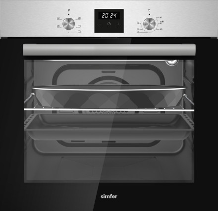 Электрический духовой шкаф Simfer B6EM66025 нержавеющая сталь Электрический духовой шкаф Simfer B6EM66025 нержавеющая сталь