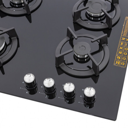 Встраиваемая газовая варочная панель Simfer H60N40B416