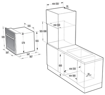Духовой шкаф Gorenje BO 636E20 XG Духовой шкаф Gorenje BO 636E20 XG
