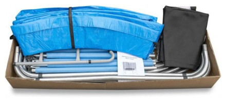 Каркасный батут Happy Jump 12ft Pro 374х374х260 см Каркасный батут Happy Jump 12ft Pro 374х374х260 см