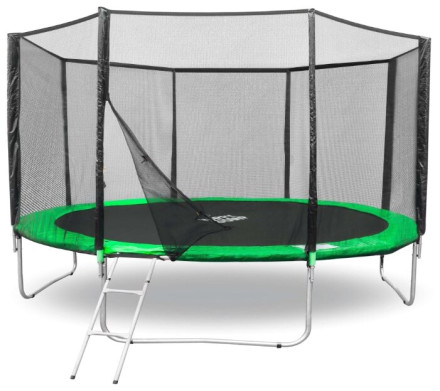 Каркасный батут Happy Jump 12ft Pro 374х374х260 см Каркасный батут Happy Jump 12ft Pro 374х374х260 см