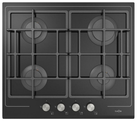 Газовая варочная панель THOR TGH 60 4G AI AL CI BLACK