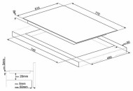 Электрическая варочная панель smeg SE385EMTB Электрическая варочная панель smeg SE385EMTB