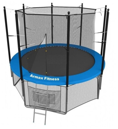 Каркасный батут Armax Fitness 8ft с сеткой и лестницей 244х244х210 см Каркасный батут Armax Fitness 8ft с сеткой и лестницей 244х244х210 см