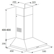 Каминная вытяжка Kuppersberg T 601 C Каминная вытяжка Kuppersberg T 601 C