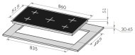 Газовая варочная панель MAUNFELD EGHE.95.33CBG.R\G Газовая варочная панель MAUNFELD EGHE.95.33CBG.R\G