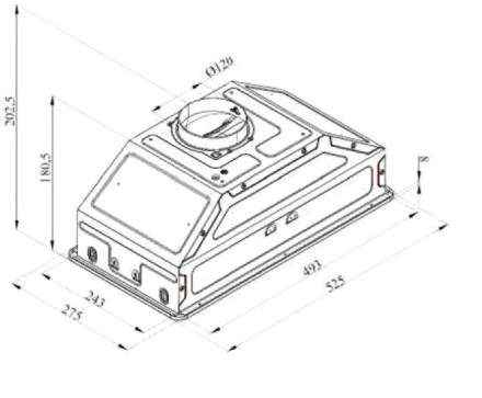 Встраиваемая вытяжка Darina Built in G605W Встраиваемая вытяжка Darina Built in G605W
