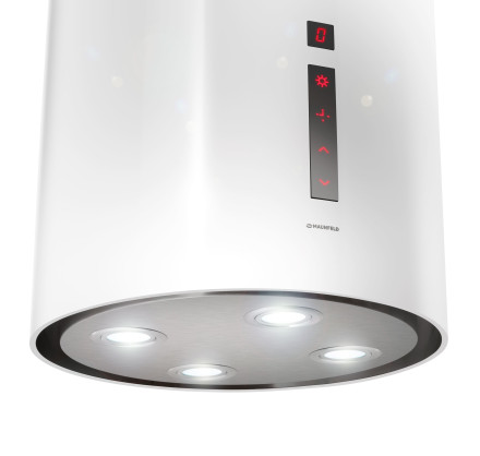 Каминная вытяжка Maunfeld Lee Wall sensor 39 белый Каминная вытяжка Maunfeld Lee Wall sensor 39 белый