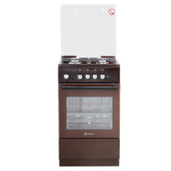 Газовая плита DeLuxe 5040 32г кр чр-014 коричневый Газовая плита DeLuxe 5040 32г кр чр-014 коричневый