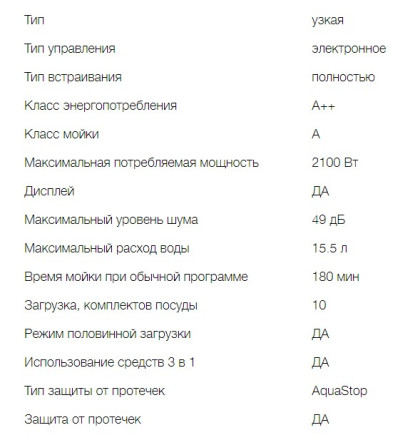 Встраиваемая посудомоечная машина Hyundai HBD 470 Встраиваемая посудомоечная машина Hyundai HBD 470