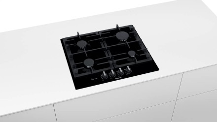 Встраиваемая газовая варочная панель Bosch PCP6A6B90R Встраиваемая газовая варочная панель Bosch PCP6A6B90R