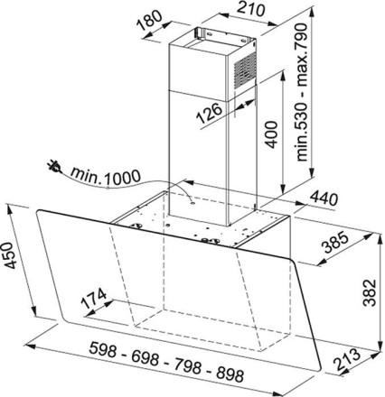 Каминная вытяжка Franke FPJ 705 V WH/SS (330.0528.061) Каминная вытяжка Franke FPJ 705 V WH/SS (330.0528.061)