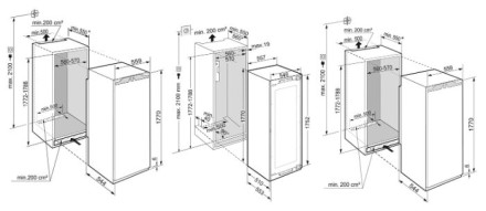 Встраиваемый холодильник Liebherr SBSWdf 99I5 Встраиваемый холодильник Liebherr SBSWdf 99I5