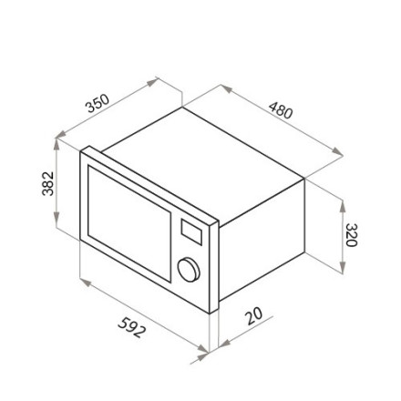 Микроволновая печь MAUNFELD XBMO202S Микроволновая печь MAUNFELD XBMO202S