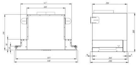 Встраиваемая вытяжка AKPO Neva Glass WK-4 WH