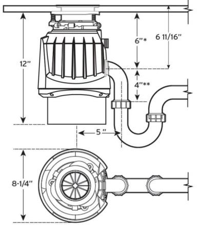 Бытовой измельчитель In Sink Erator  Premium 550EC