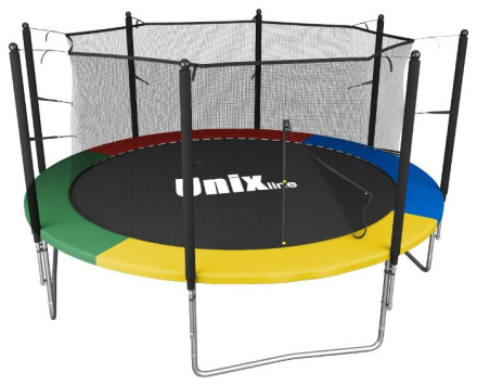 Каркасный батут Unix Line Simple 12 ft Green (inside) Каркасный батут Unix Line Simple 12 ft Green (inside)