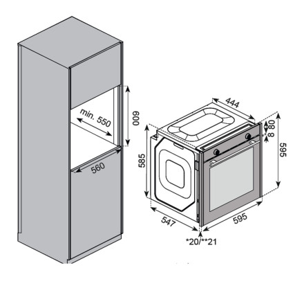 Встраиваемый электрический духовой шкаф Kuppersberg KSO 610 W Встраиваемый электрический духовой шкаф Kuppersberg KSO 610 W