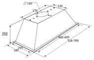 Встраиваемая вытяжка Schaub Lorenz SLD EE7704 Встраиваемая вытяжка Schaub Lorenz SLD EE7704