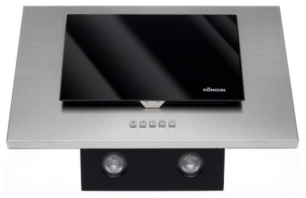 Каминная вытяжка Konigin Neo Inox/Black 50