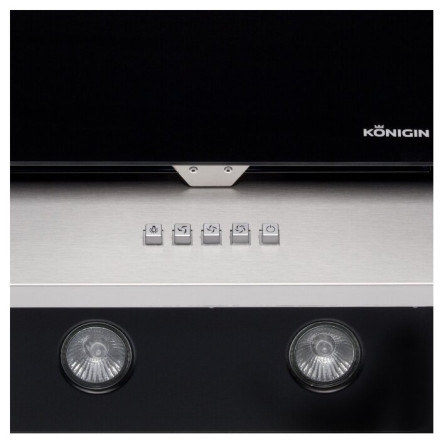 Каминная вытяжка Konigin Neo Inox/Black 50