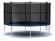 Каркасный батут Hegen External 14ft 427х427х260 см