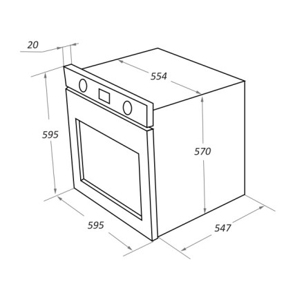 Духовой шкаф MAUNFELD EOEM.769B3