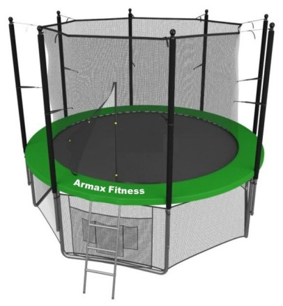 Каркасный батут Armax Fitness 12ft с сеткой и лестницей 366х366х269 см Каркасный батут Armax Fitness 12ft с сеткой и лестницей 366х366х269 см