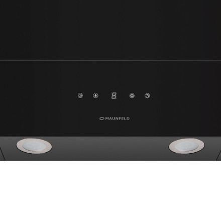 Каминная вытяжка Maunfeld Manchester Light 90 черное стекло Каминная вытяжка Maunfeld Manchester Light 90 черное стекло