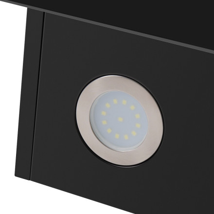 Каминная вытяжка Maunfeld Manchester Light 90 черное стекло Каминная вытяжка Maunfeld Manchester Light 90 черное стекло