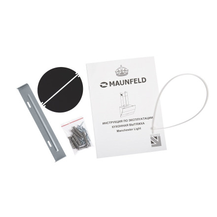 Каминная вытяжка Maunfeld Manchester Light 90 черное стекло Каминная вытяжка Maunfeld Manchester Light 90 черное стекло
