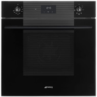 Электрический духовой шкаф Smeg SF6100VB3RU черное стекло