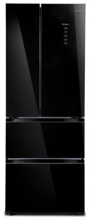Холодильник Tesler RFD-360I BLACK GLASS